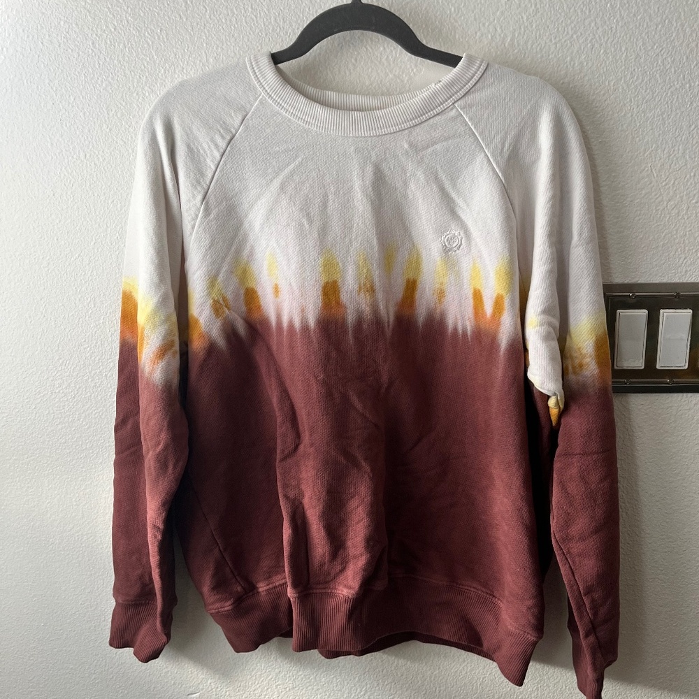 Small Big Bud Press Tie Dye Crewneck